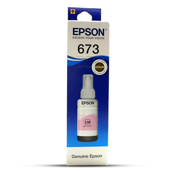 Epson 673 (T6735) Light Magenta 70ML Genuine Ink Bottle