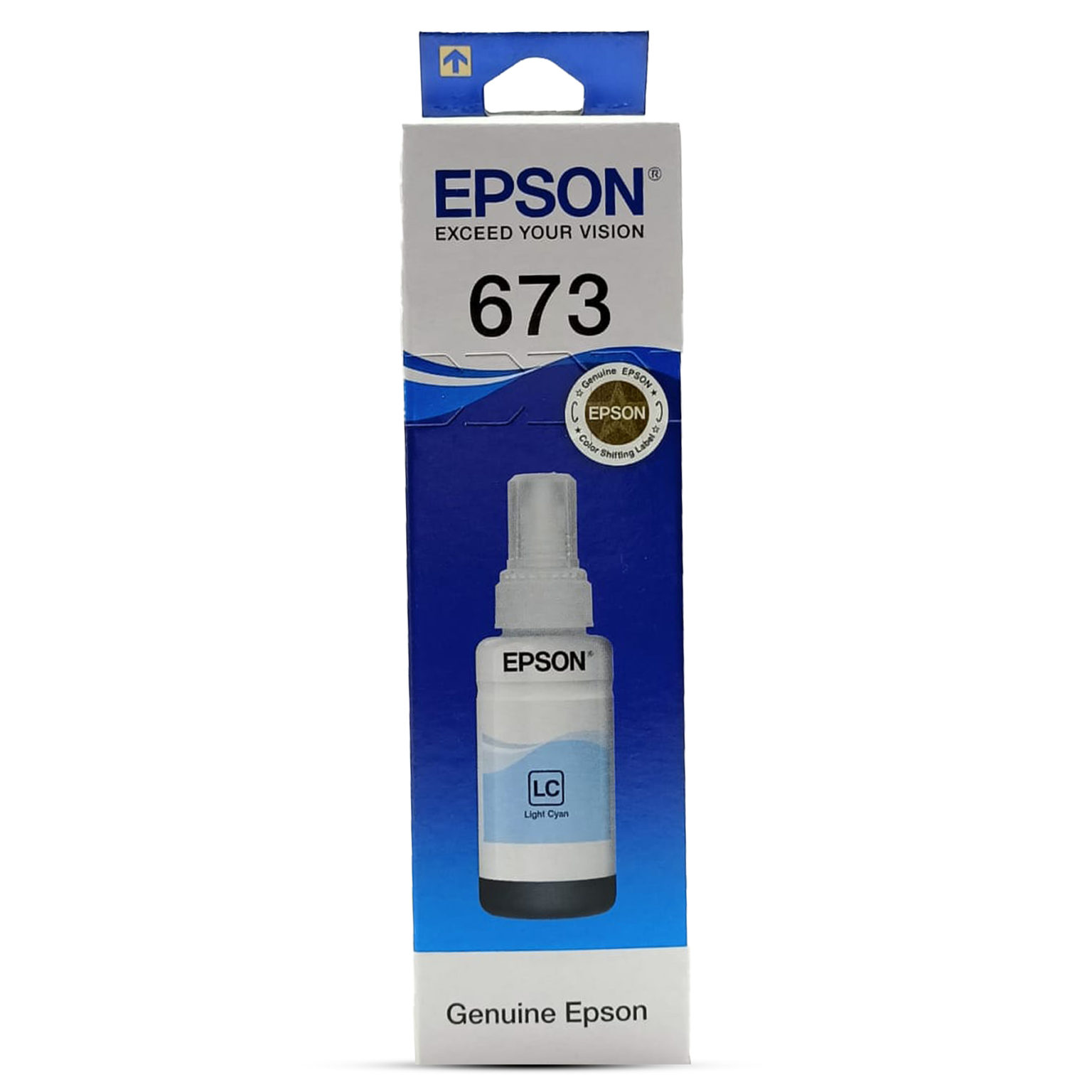 Epson 673 T6735 Light Cyan 70ml Genuine Ink Bottle Imprint Solution 