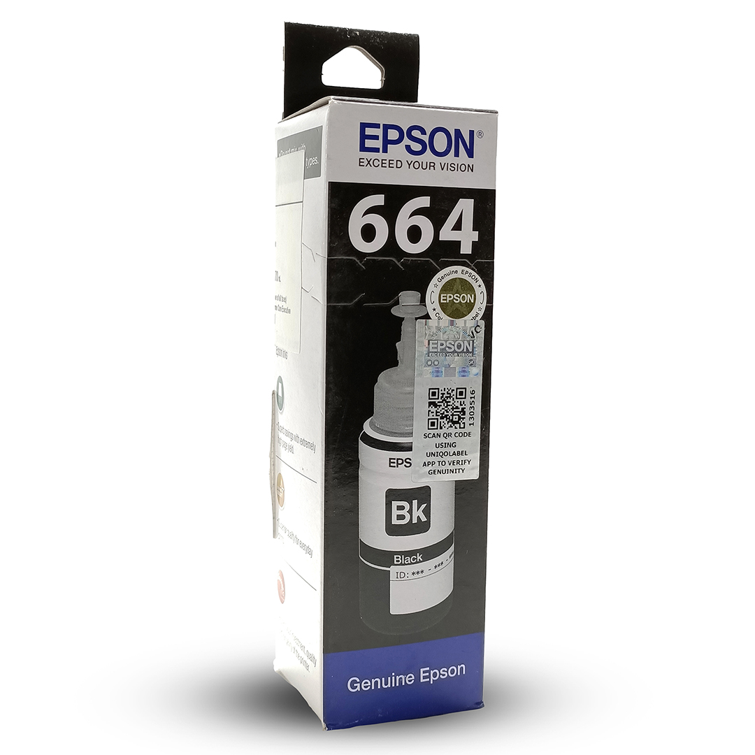 Epson EcoTank 664 Black Genuine Ink Bottle