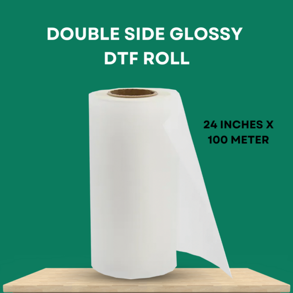 Double Side Mat DTF Film Roll 24 Inch x 100 Meter