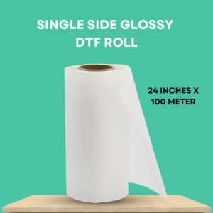 Single Side Glossy DTF Film Roll 24 Inch x 100 Meter