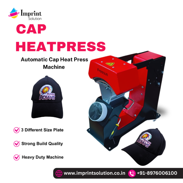 Cap Heat Press Machine - Imprint Solution
